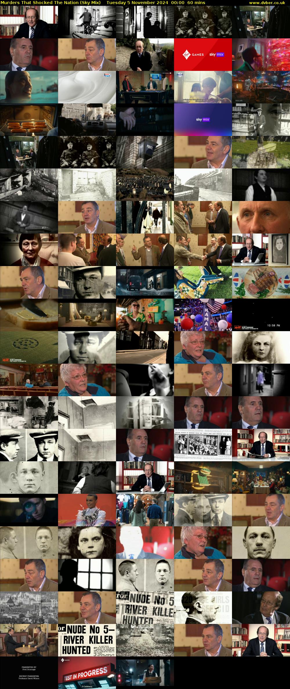 Murders That Shocked The Nation (Sky Mix) Tuesday 5 November 2024 00:00 - 01:00