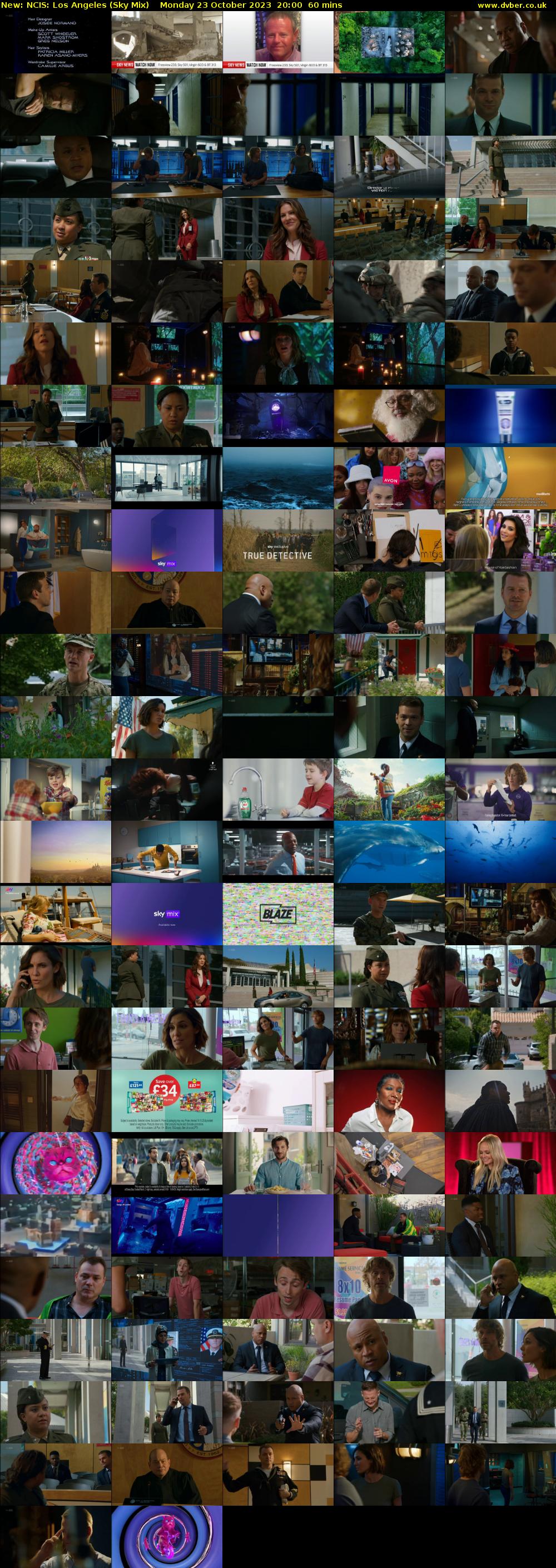 NCIS: Los Angeles (Sky Mix) Monday 23 October 2023 20:00 - 21:00