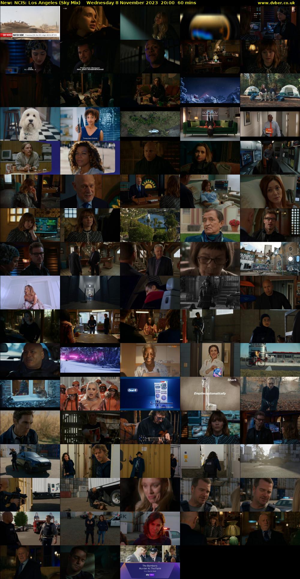 NCIS: Los Angeles (Sky Mix) Wednesday 8 November 2023 20:00 - 21:00
