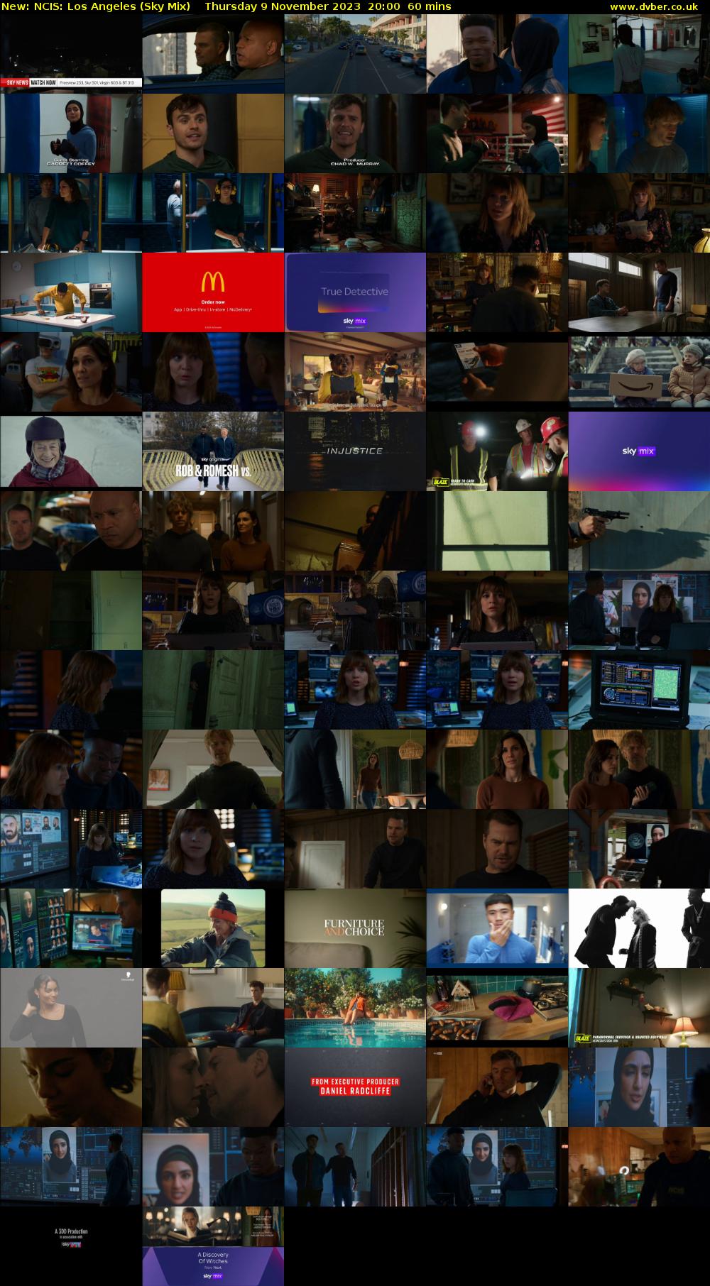 NCIS: Los Angeles (Sky Mix) Thursday 9 November 2023 20:00 - 21:00