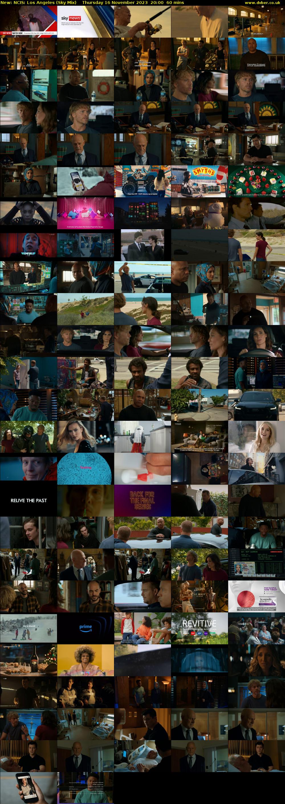NCIS: Los Angeles (Sky Mix) Thursday 16 November 2023 20:00 - 21:00