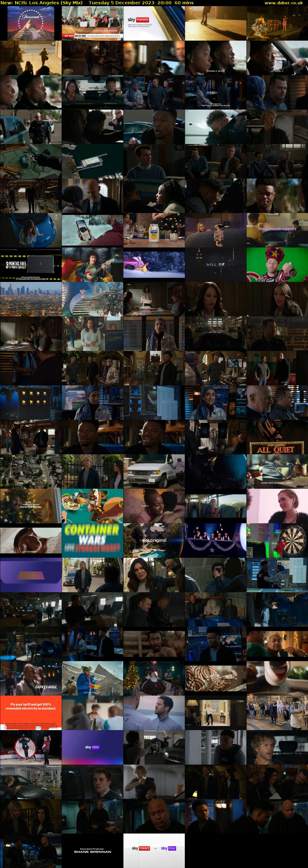 NCIS: Los Angeles (Sky Mix) Tuesday 5 December 2023 20:00 - 21:00
