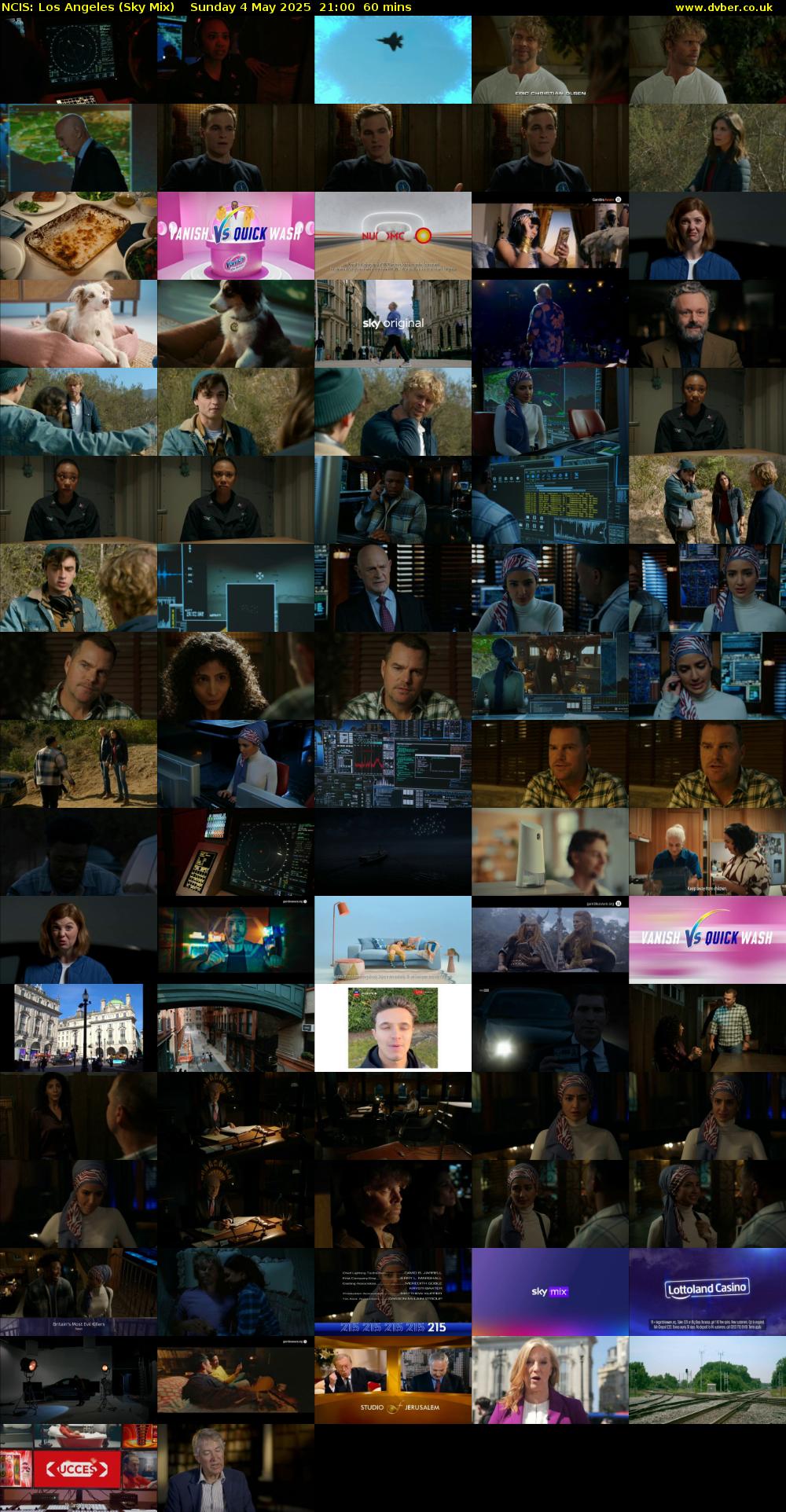NCIS: Los Angeles (Sky Mix) Sunday 4 May 2025 21:00 - 22:00