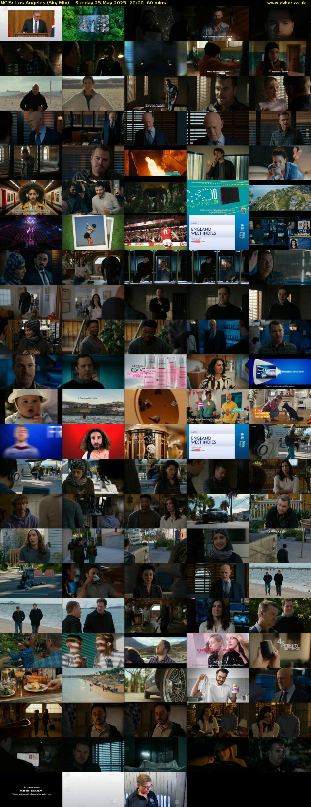 NCIS: Los Angeles (Sky Mix) Sunday 25 May 2025 20:00 - 21:00