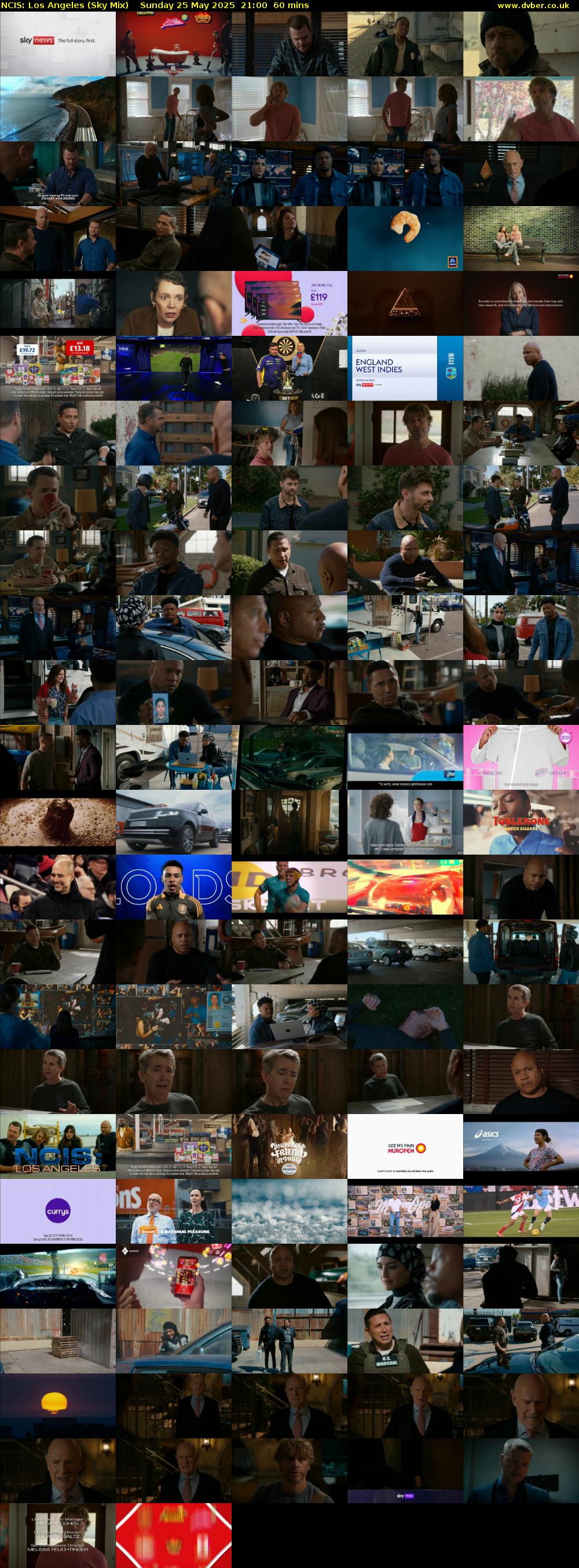 NCIS: Los Angeles (Sky Mix) Sunday 25 May 2025 21:00 - 22:00