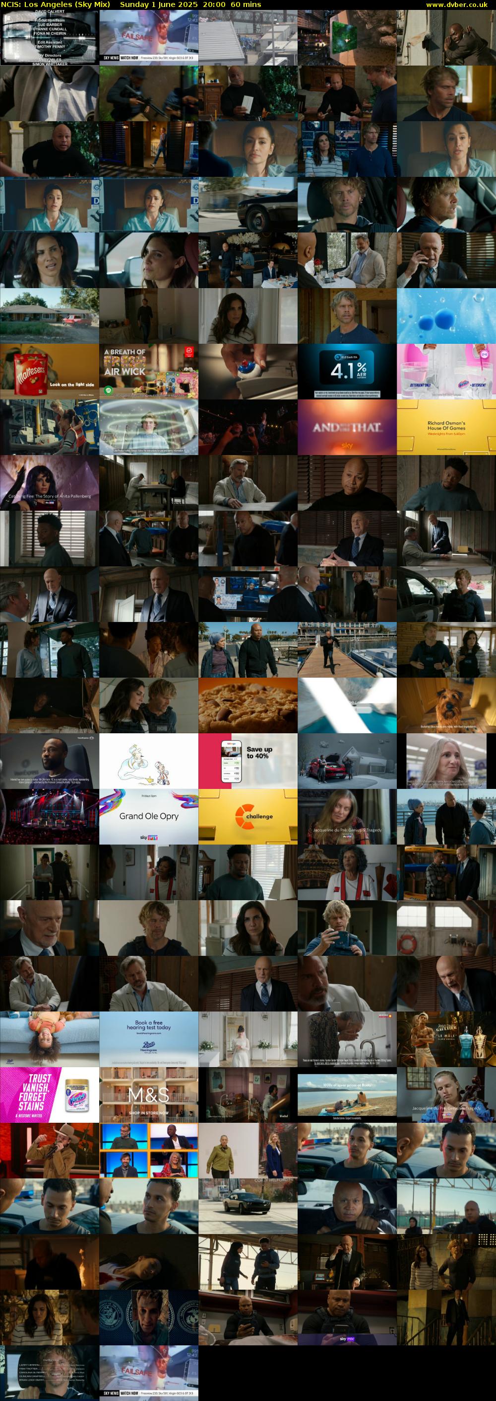 NCIS: Los Angeles (Sky Mix) Sunday 1 June 2025 20:00 - 21:00