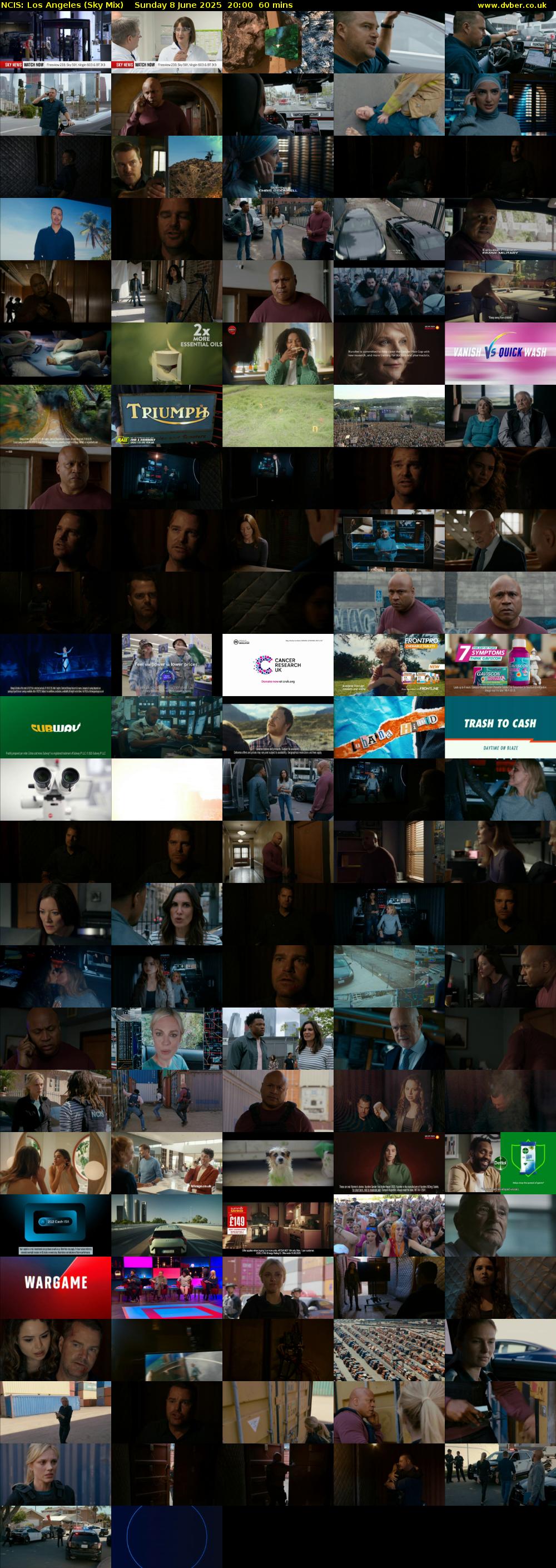 NCIS: Los Angeles (Sky Mix) Sunday 8 June 2025 20:00 - 21:00