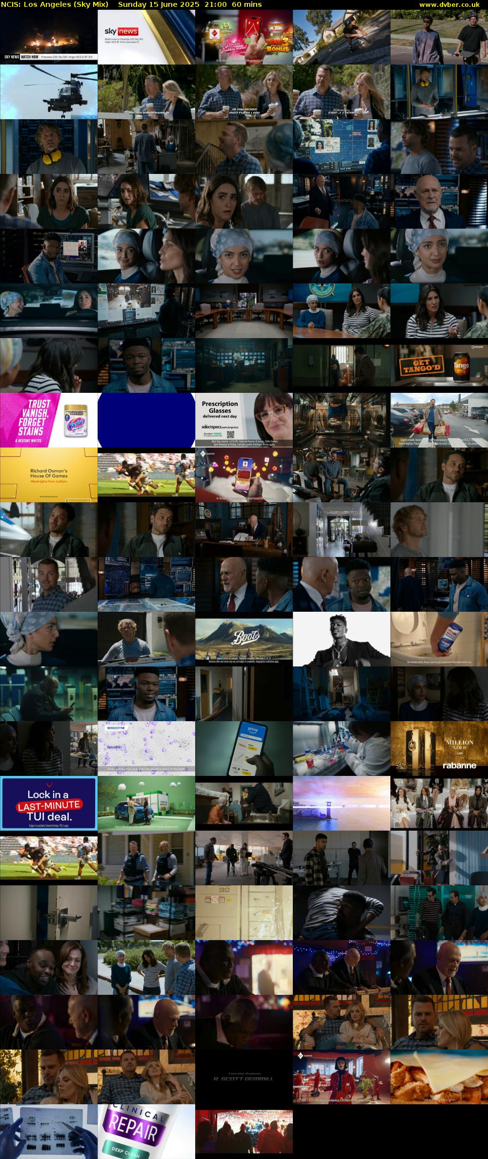 NCIS: Los Angeles (Sky Mix) Sunday 15 June 2025 21:00 - 22:00