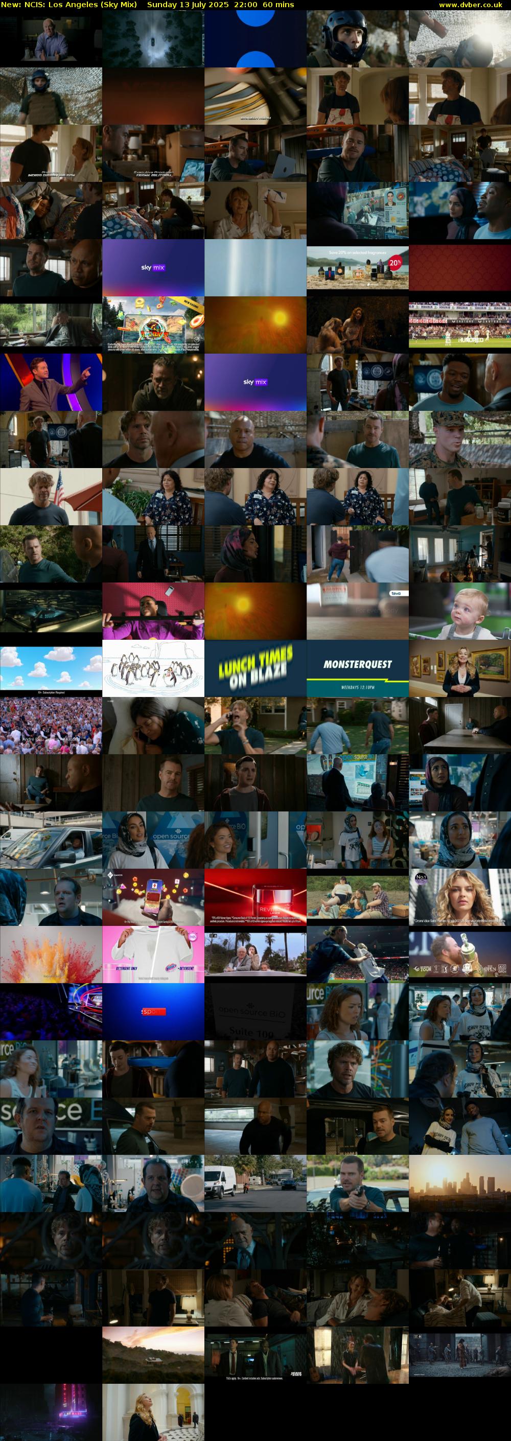 NCIS: Los Angeles (Sky Mix) Sunday 13 July 2025 22:00 - 23:00