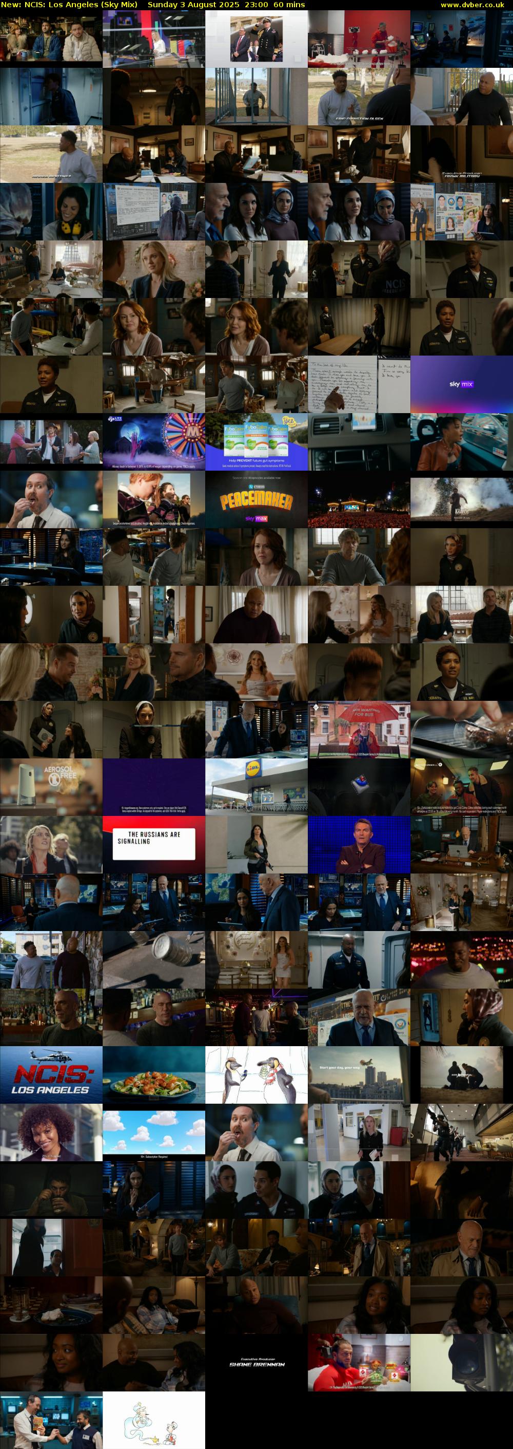 NCIS: Los Angeles (Sky Mix) Sunday 3 August 2025 23:00 - 00:00
