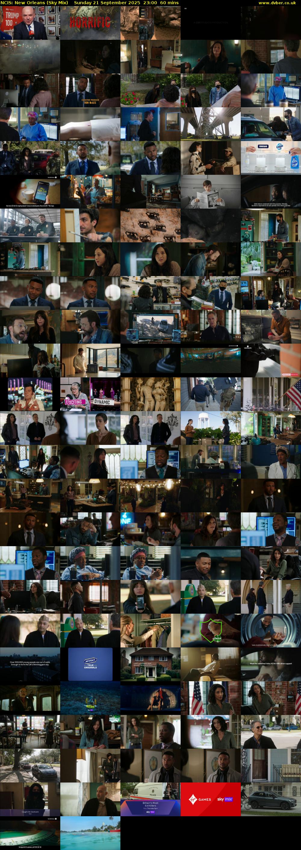 NCIS: New Orleans (Sky Mix) Sunday 21 September 2025 23:00 - 00:00