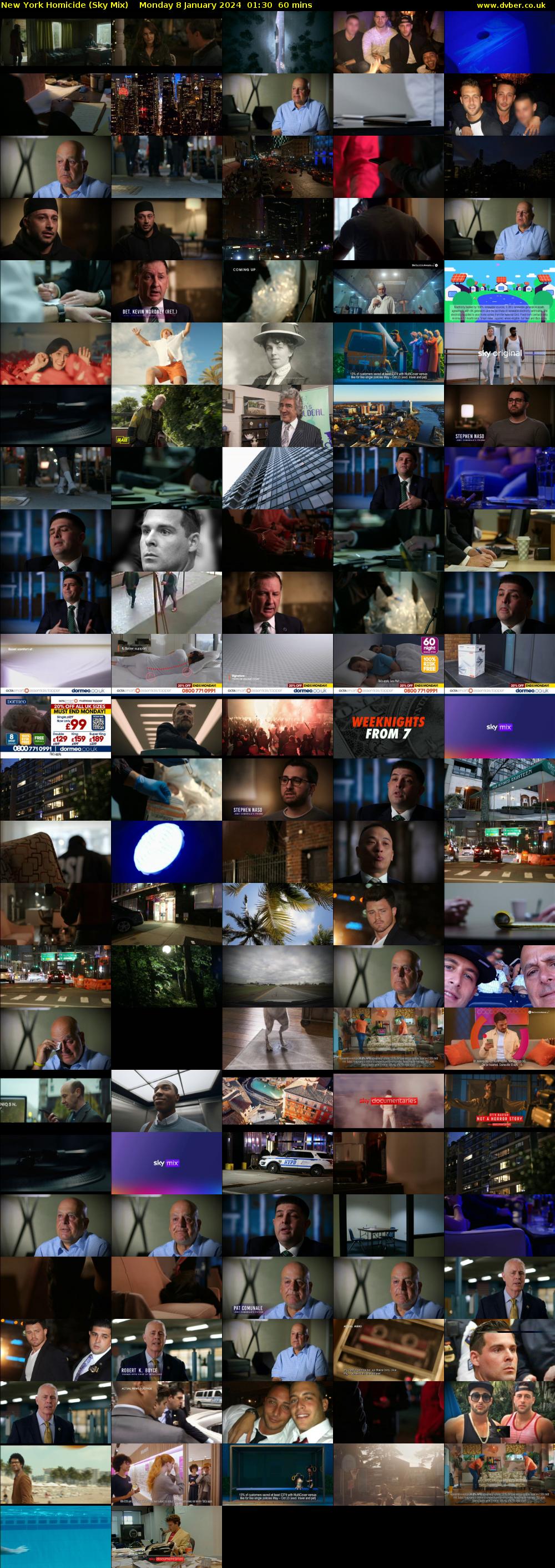 New York Homicide (Sky Mix) Monday 8 January 2024 01:30 - 02:30