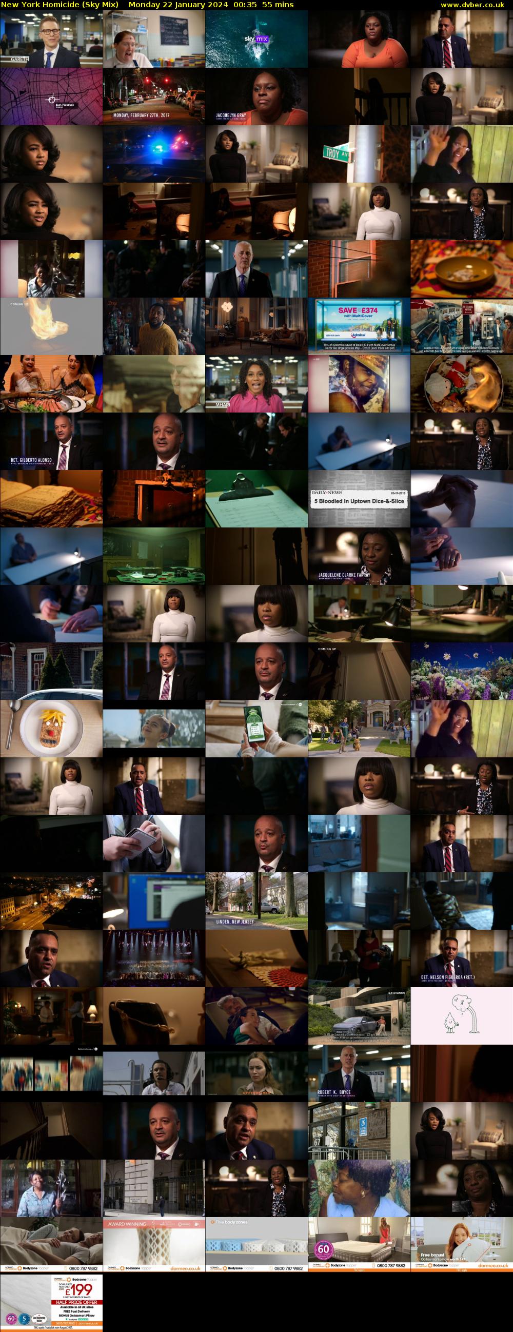 New York Homicide (Sky Mix) Monday 22 January 2024 00:35 - 01:30