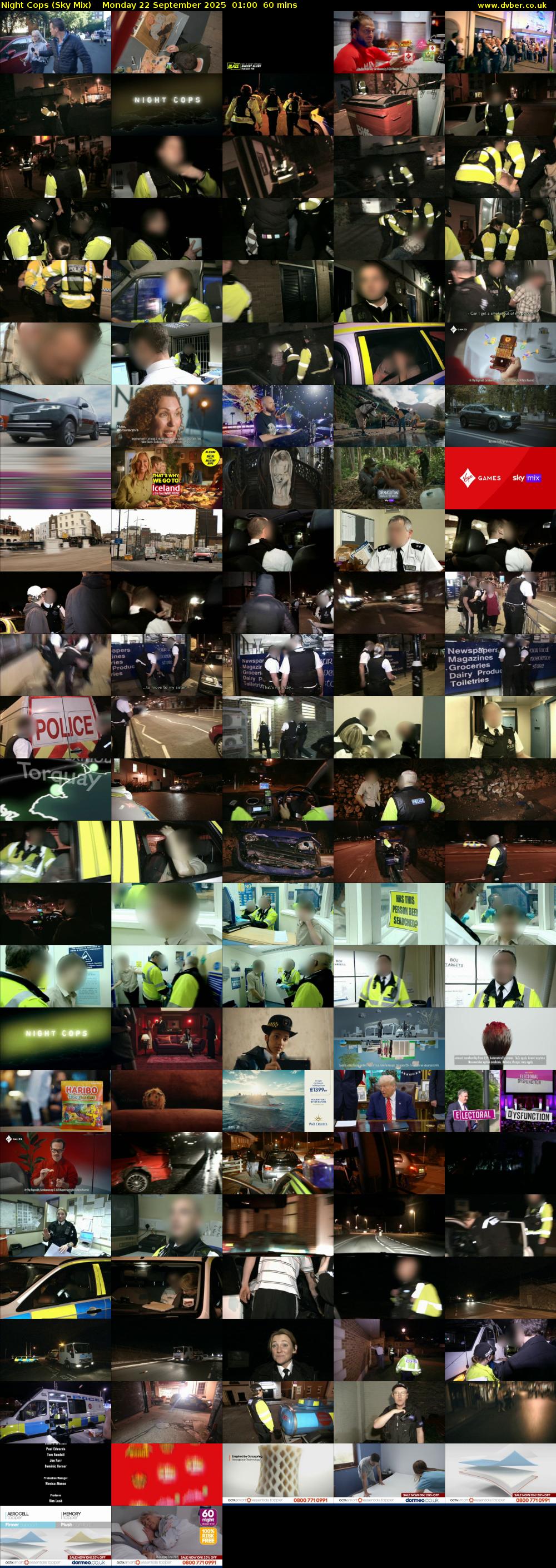 Night Cops (Sky Mix) Monday 22 September 2025 01:00 - 02:00