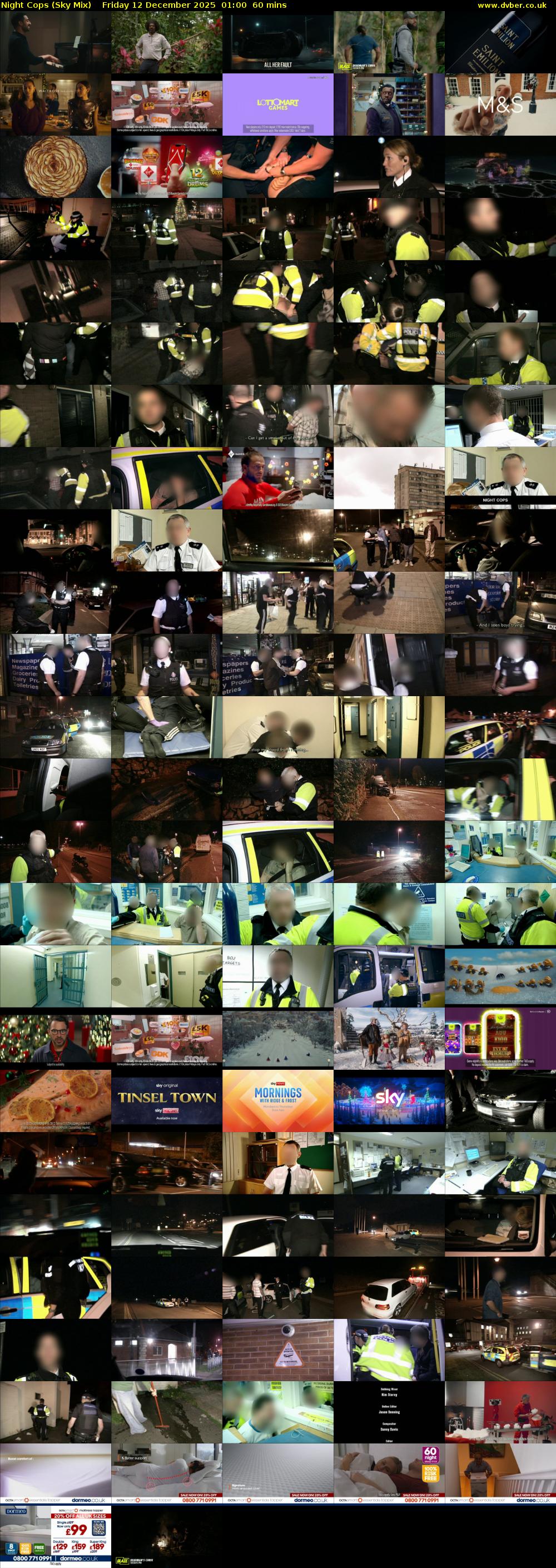 Night Cops (Sky Mix) Friday 12 December 2025 01:00 - 02:00