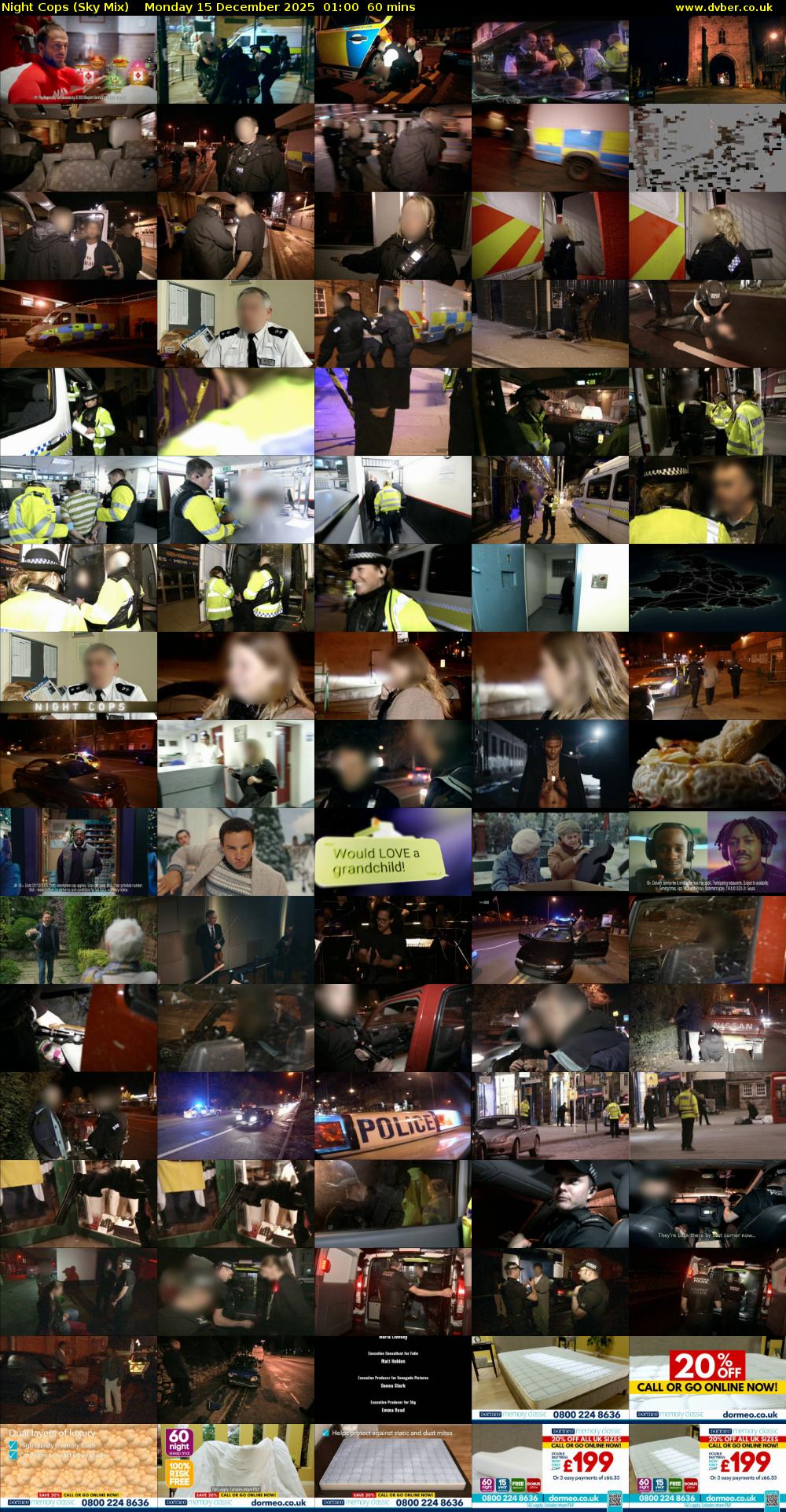 Night Cops (Sky Mix) Monday 15 December 2025 01:00 - 02:00