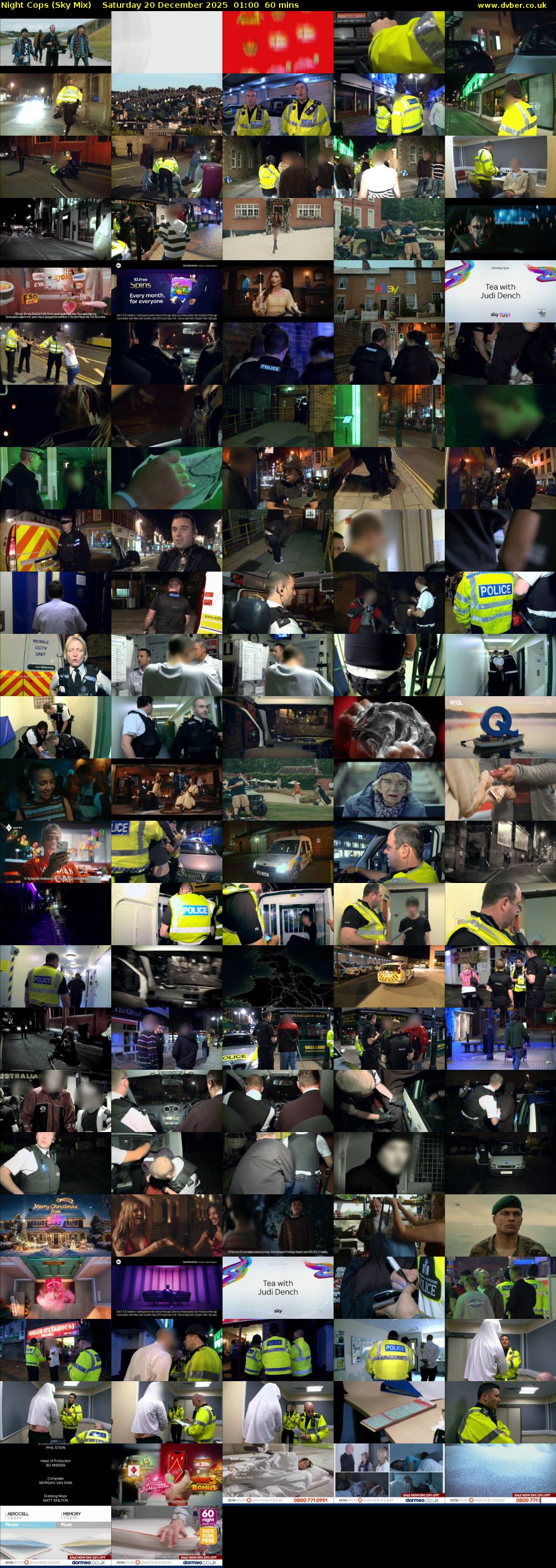 Night Cops (Sky Mix) Saturday 20 December 2025 01:00 - 02:00