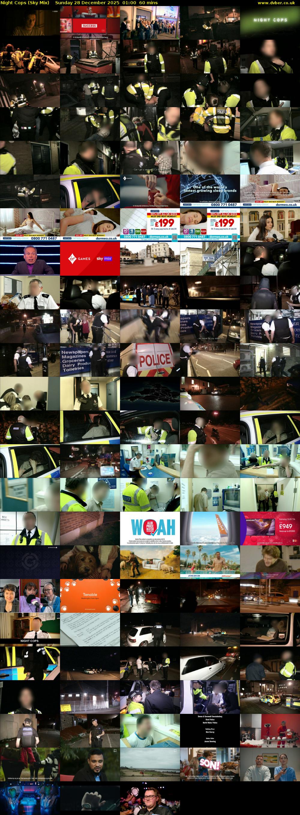 Night Cops (Sky Mix) Sunday 28 December 2025 01:00 - 02:00