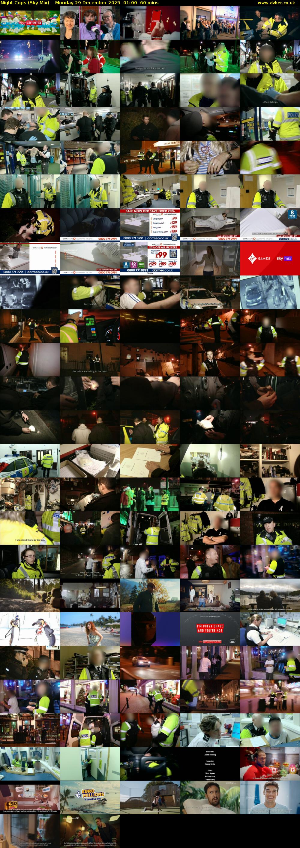 Night Cops (Sky Mix) Monday 29 December 2025 01:00 - 02:00