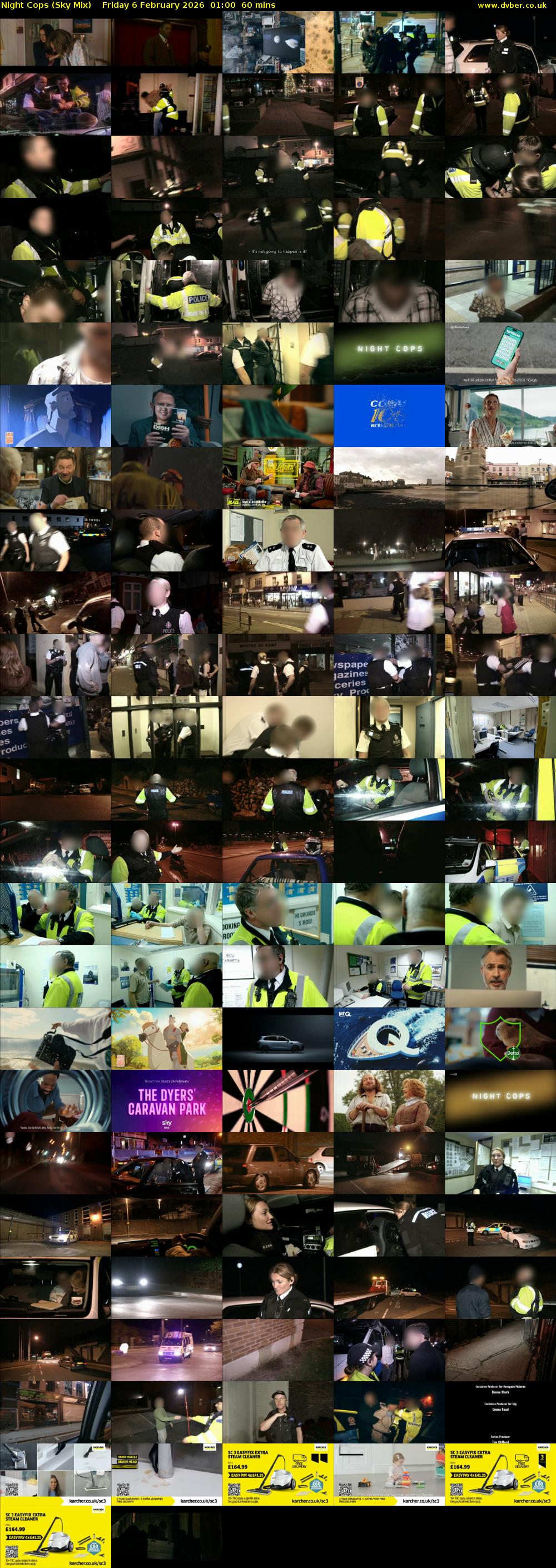 Night Cops (Sky Mix) Friday 6 February 2026 01:00 - 02:00