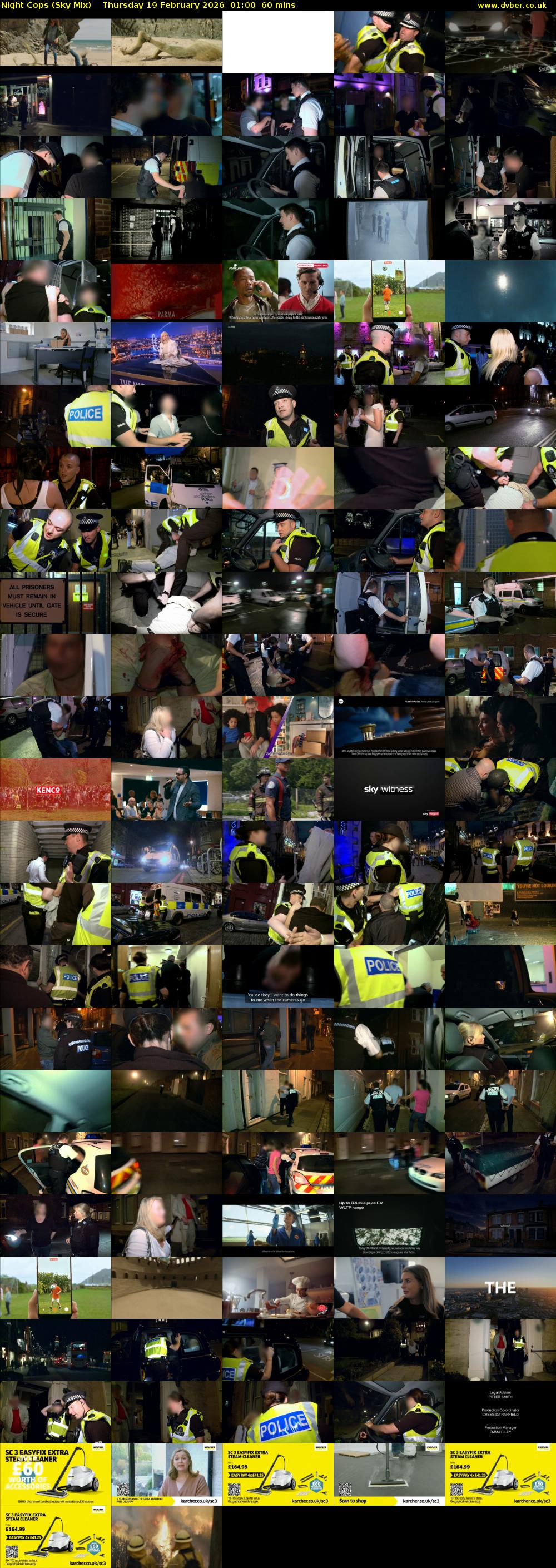 Night Cops (Sky Mix) Thursday 19 February 2026 01:00 - 02:00
