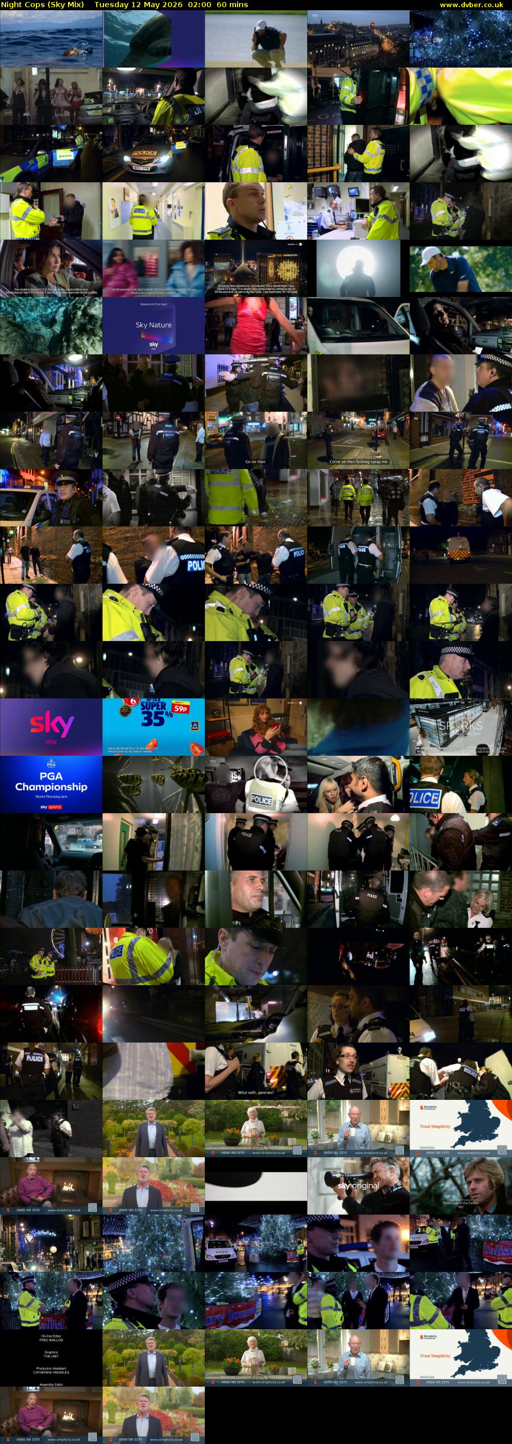 Night Cops (Sky Mix) Tuesday 12 May 2026 02:00 - 03:00