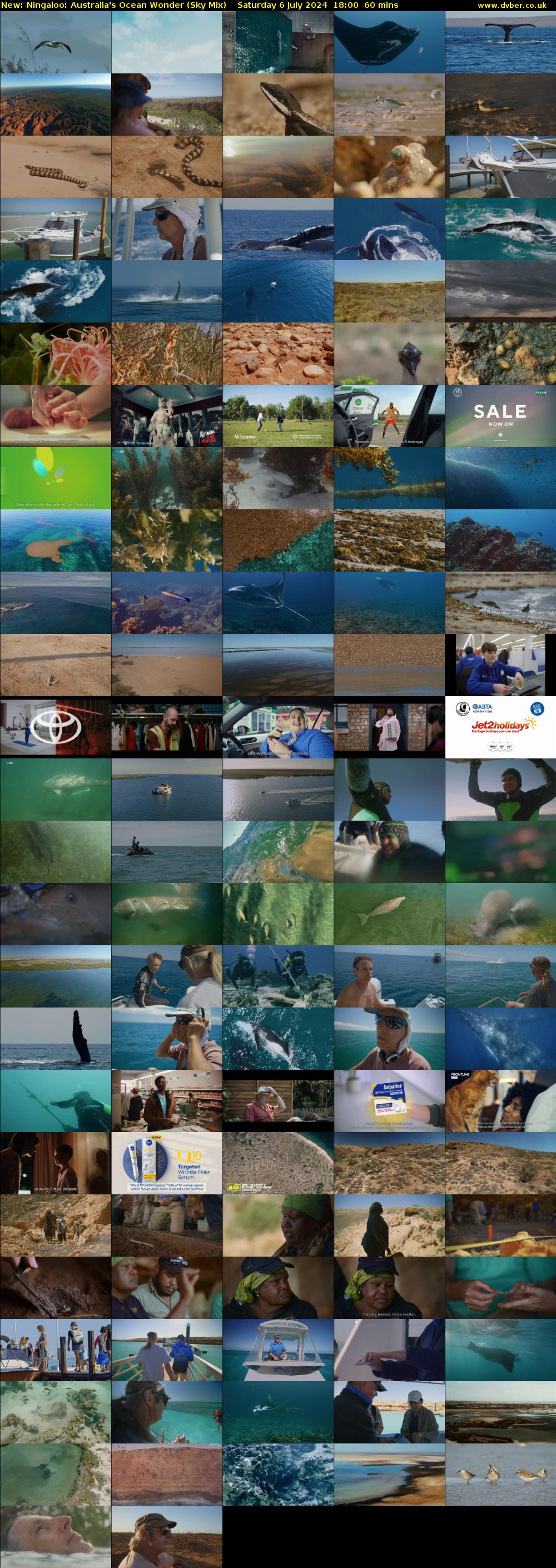 Ningaloo: Australia's Ocean Wonder (Sky Mix) Saturday 6 July 2024 18:00 - 19:00