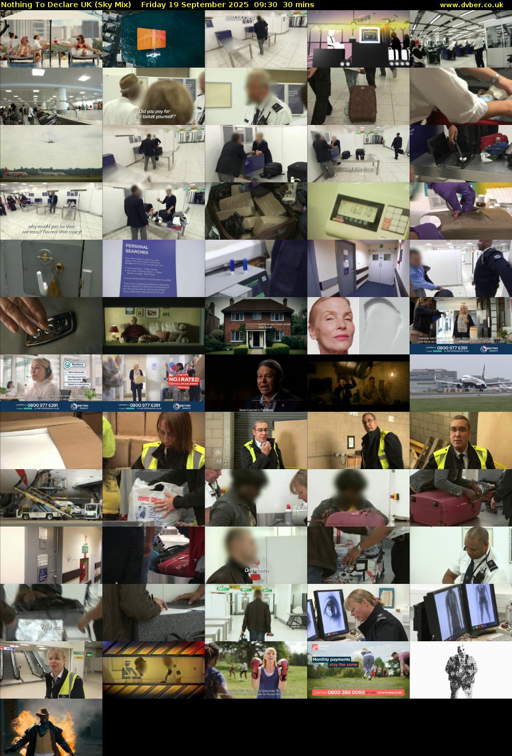 Nothing To Declare UK (Sky Mix) Friday 19 September 2025 09:30 - 10:00