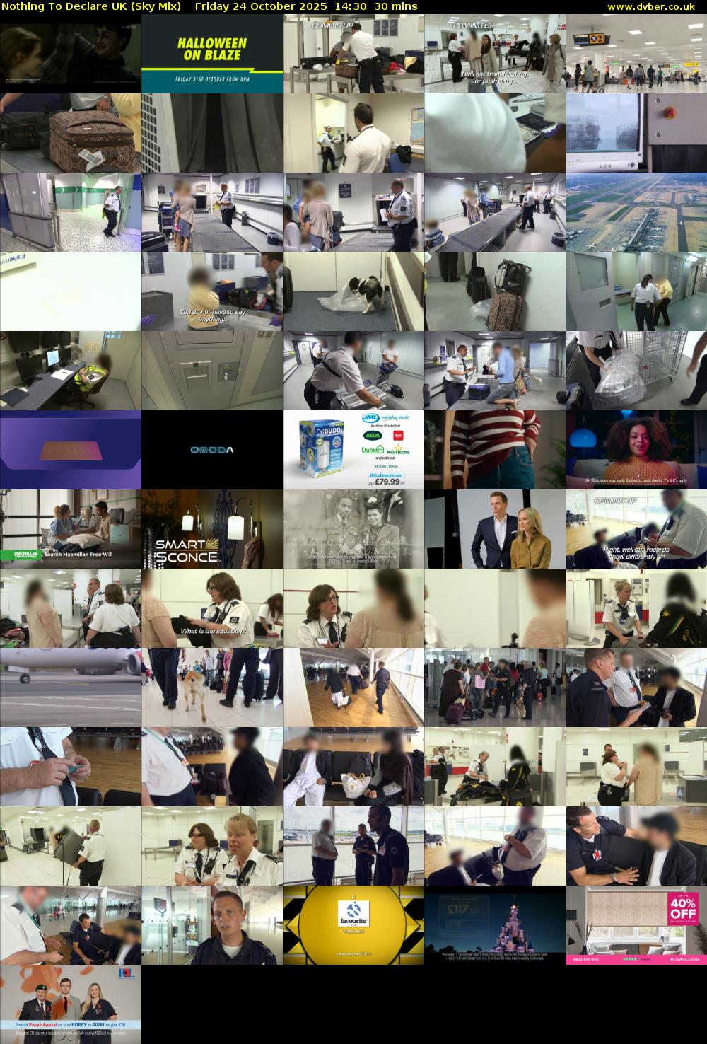 Nothing To Declare UK (Sky Mix) Friday 24 October 2025 14:30 - 15:00