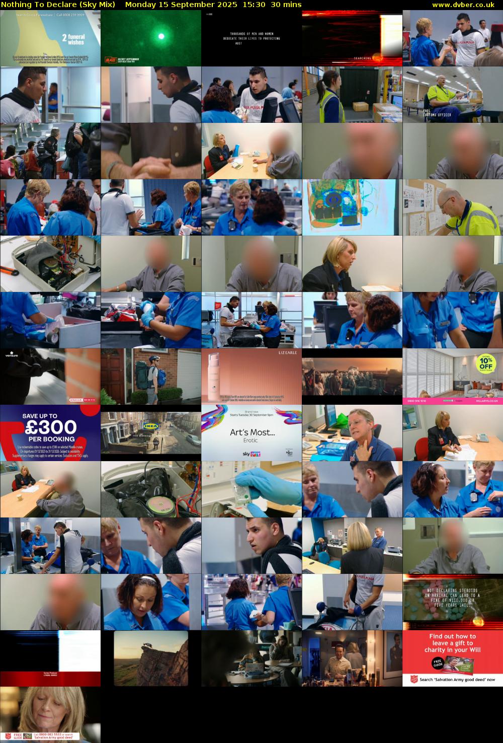 Nothing To Declare (Sky Mix) Monday 15 September 2025 15:30 - 16:00