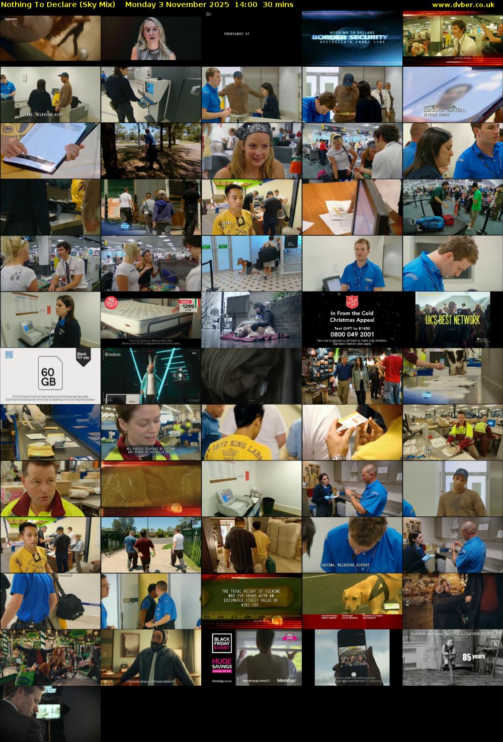 Nothing To Declare (Sky Mix) Monday 3 November 2025 14:00 - 14:30