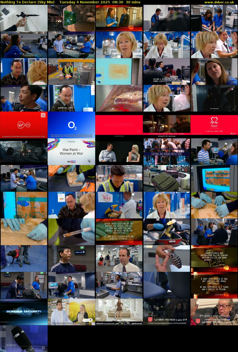 Nothing To Declare (Sky Mix) Tuesday 4 November 2025 08:30 - 09:00