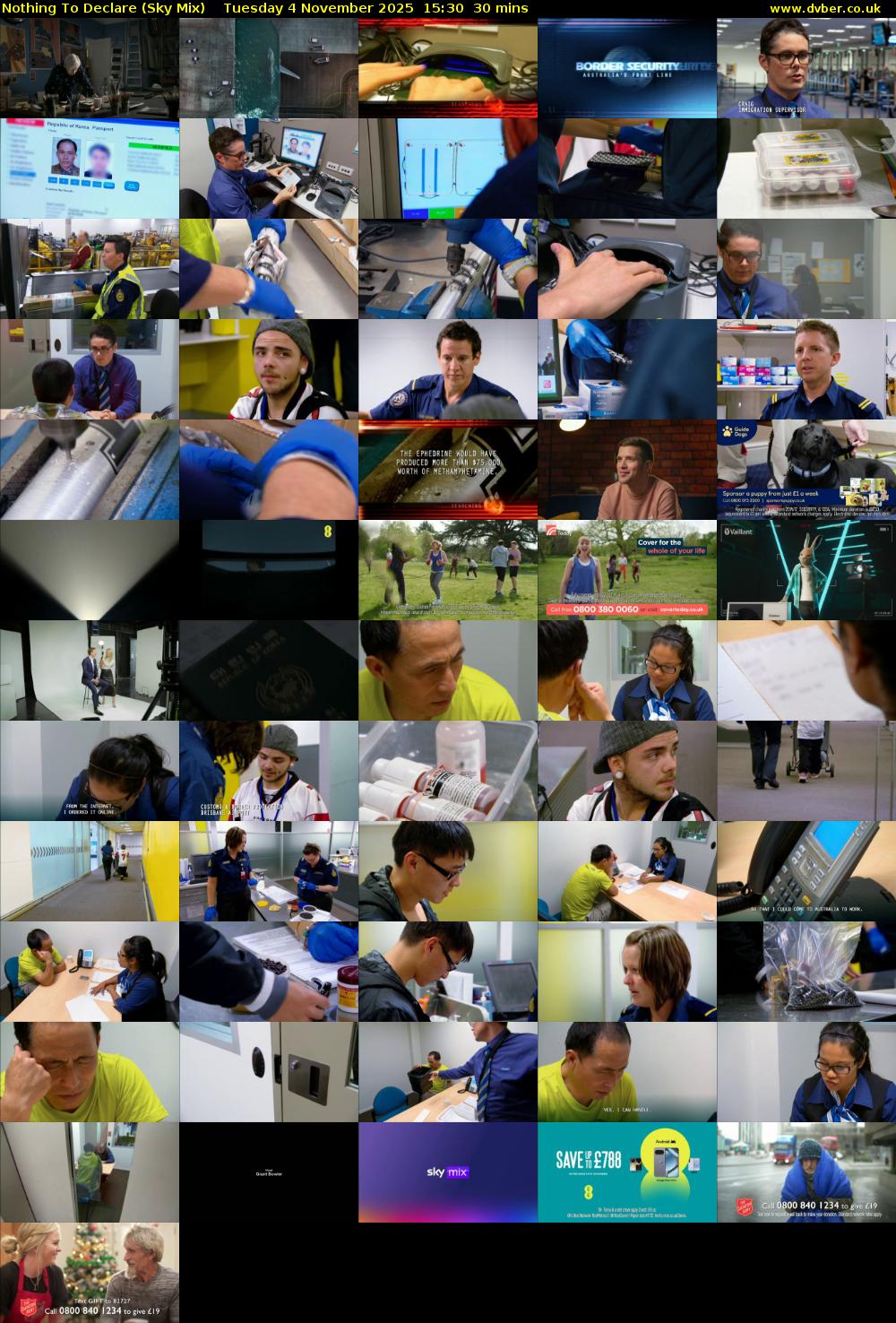 Nothing To Declare (Sky Mix) Tuesday 4 November 2025 15:30 - 16:00