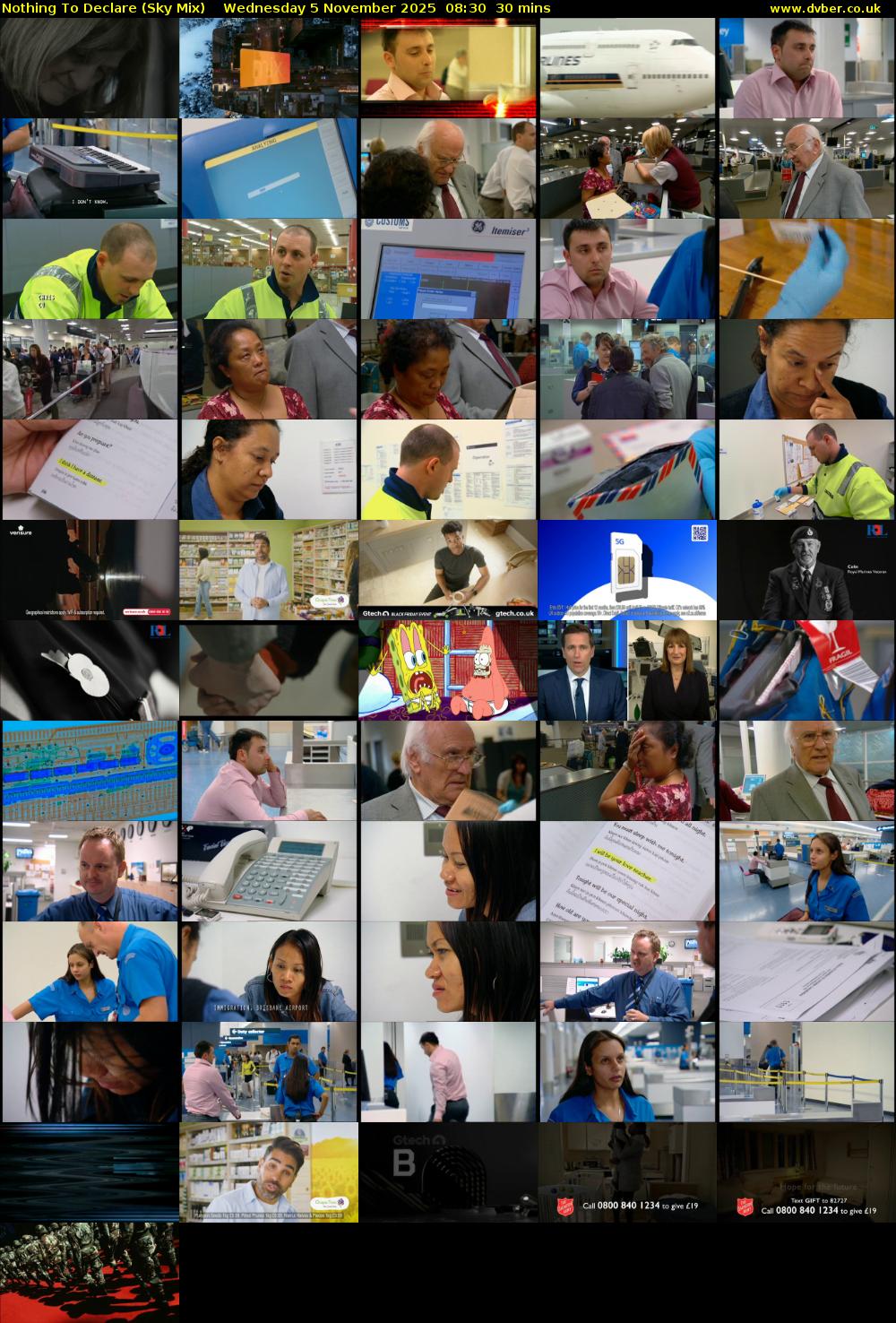 Nothing To Declare (Sky Mix) Wednesday 5 November 2025 08:30 - 09:00