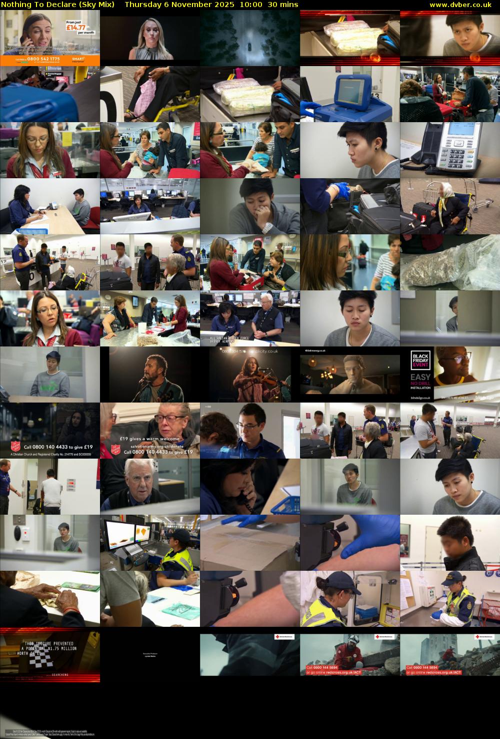 Nothing To Declare (Sky Mix) Thursday 6 November 2025 10:00 - 10:30