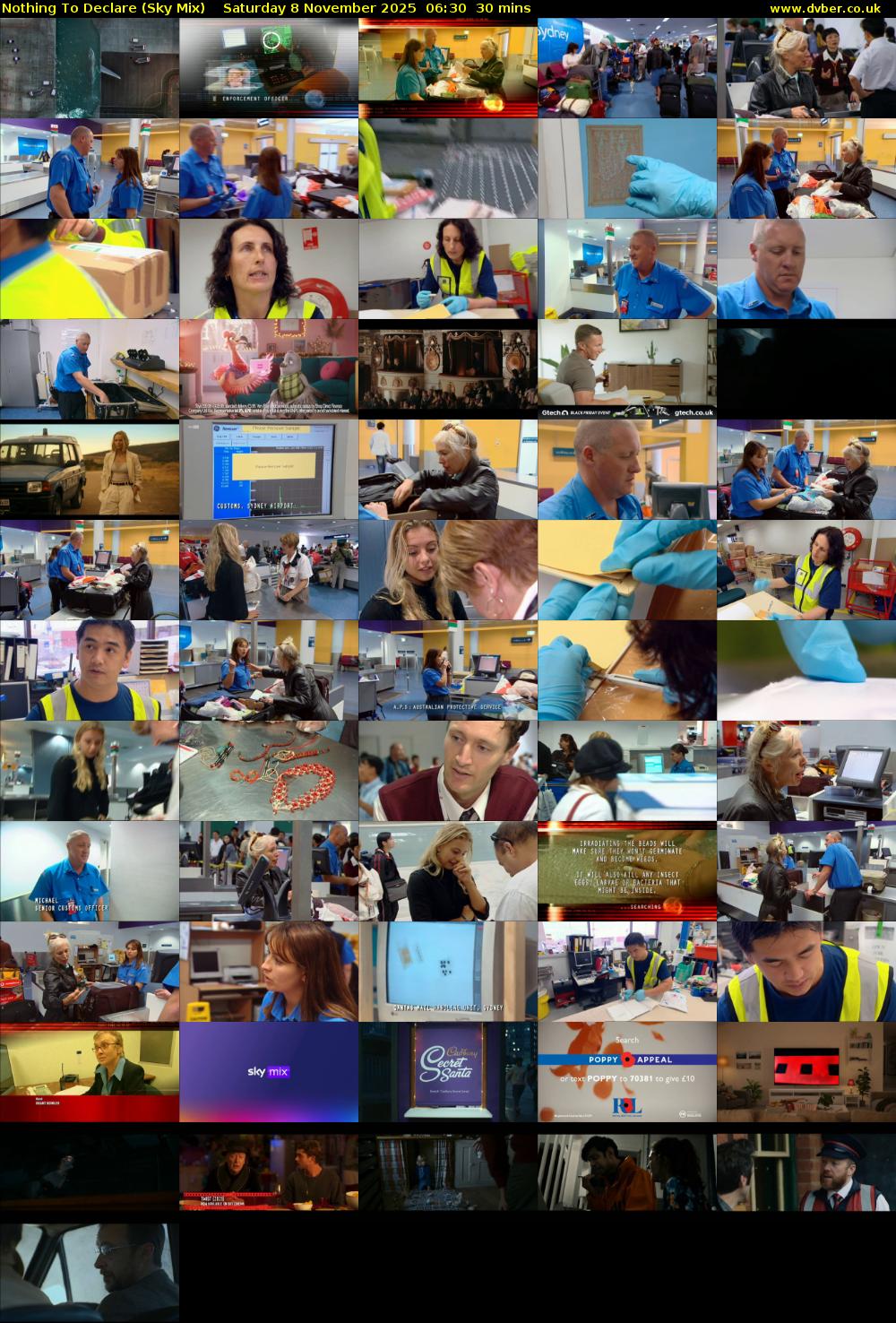 Nothing To Declare (Sky Mix) Saturday 8 November 2025 06:30 - 07:00