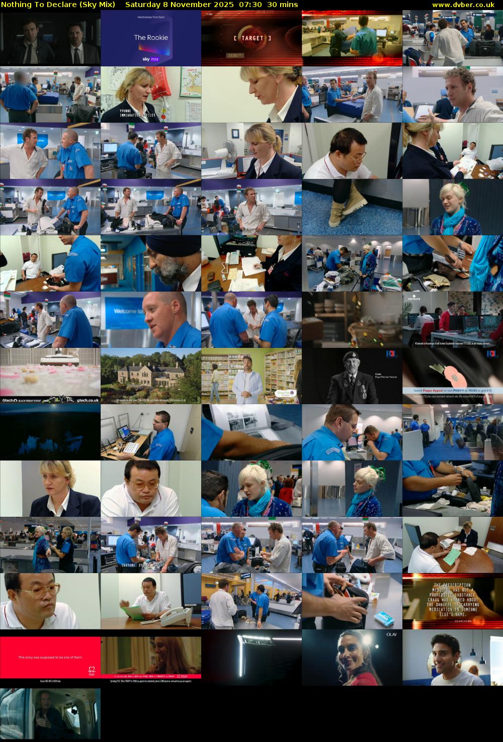 Nothing To Declare (Sky Mix) Saturday 8 November 2025 07:30 - 08:00