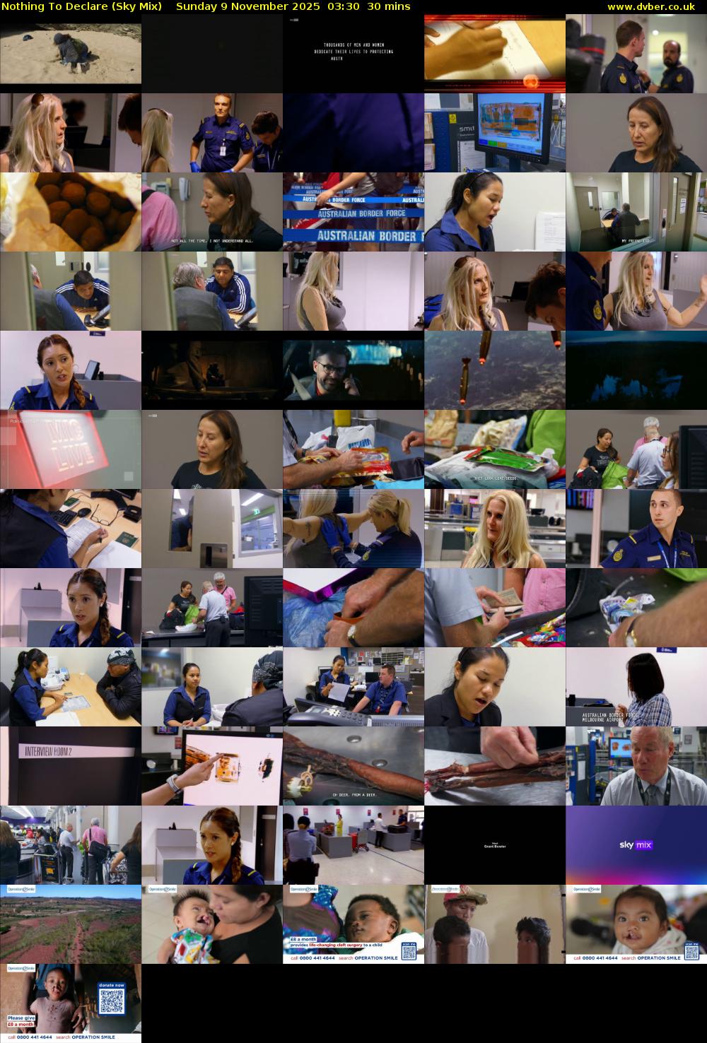 Nothing To Declare (Sky Mix) Sunday 9 November 2025 03:30 - 04:00