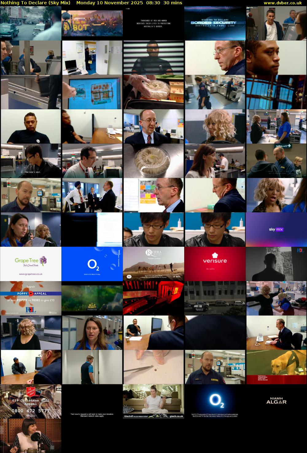 Nothing To Declare (Sky Mix) Monday 10 November 2025 08:30 - 09:00