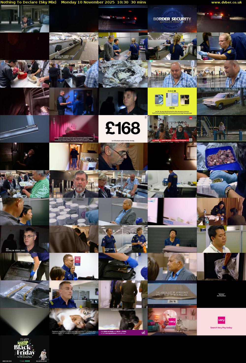 Nothing To Declare (Sky Mix) Monday 10 November 2025 10:30 - 11:00