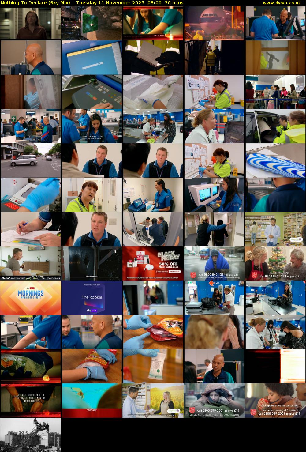 Nothing To Declare (Sky Mix) Tuesday 11 November 2025 08:00 - 08:30