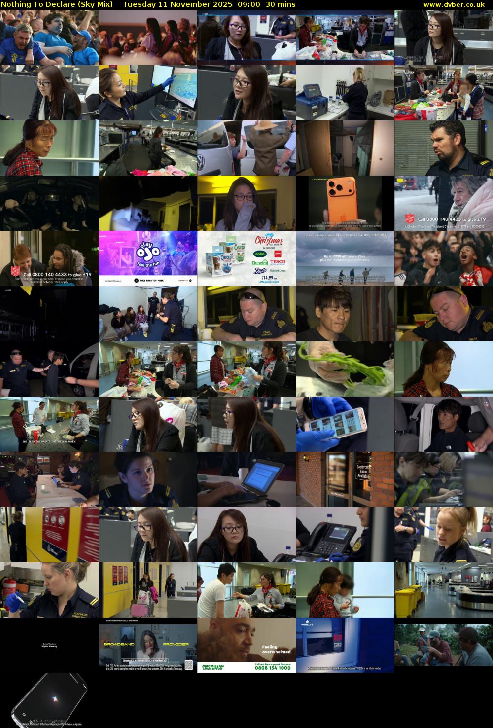 Nothing To Declare (Sky Mix) Tuesday 11 November 2025 09:00 - 09:30