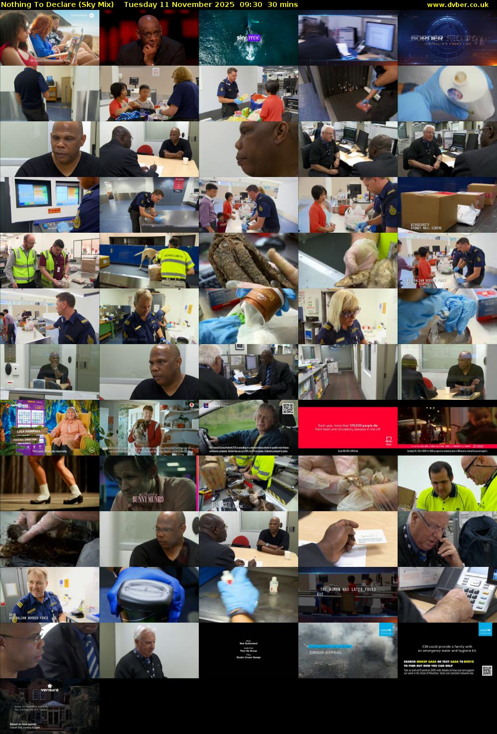 Nothing To Declare (Sky Mix) Tuesday 11 November 2025 09:30 - 10:00