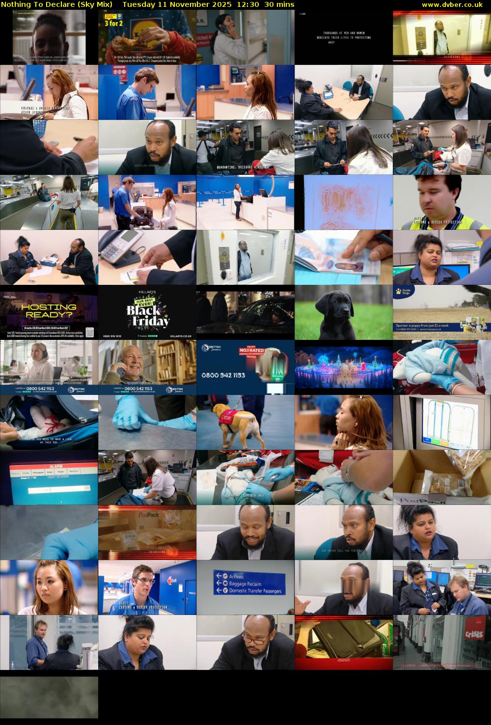 Nothing To Declare (Sky Mix) Tuesday 11 November 2025 12:30 - 13:00