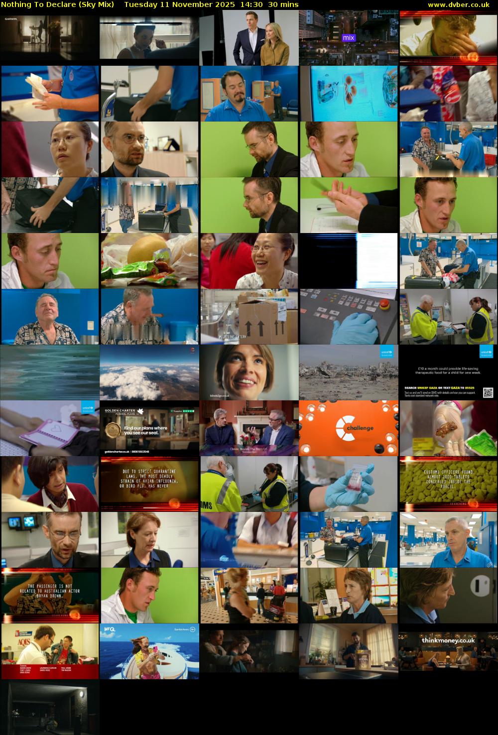 Nothing To Declare (Sky Mix) Tuesday 11 November 2025 14:30 - 15:00