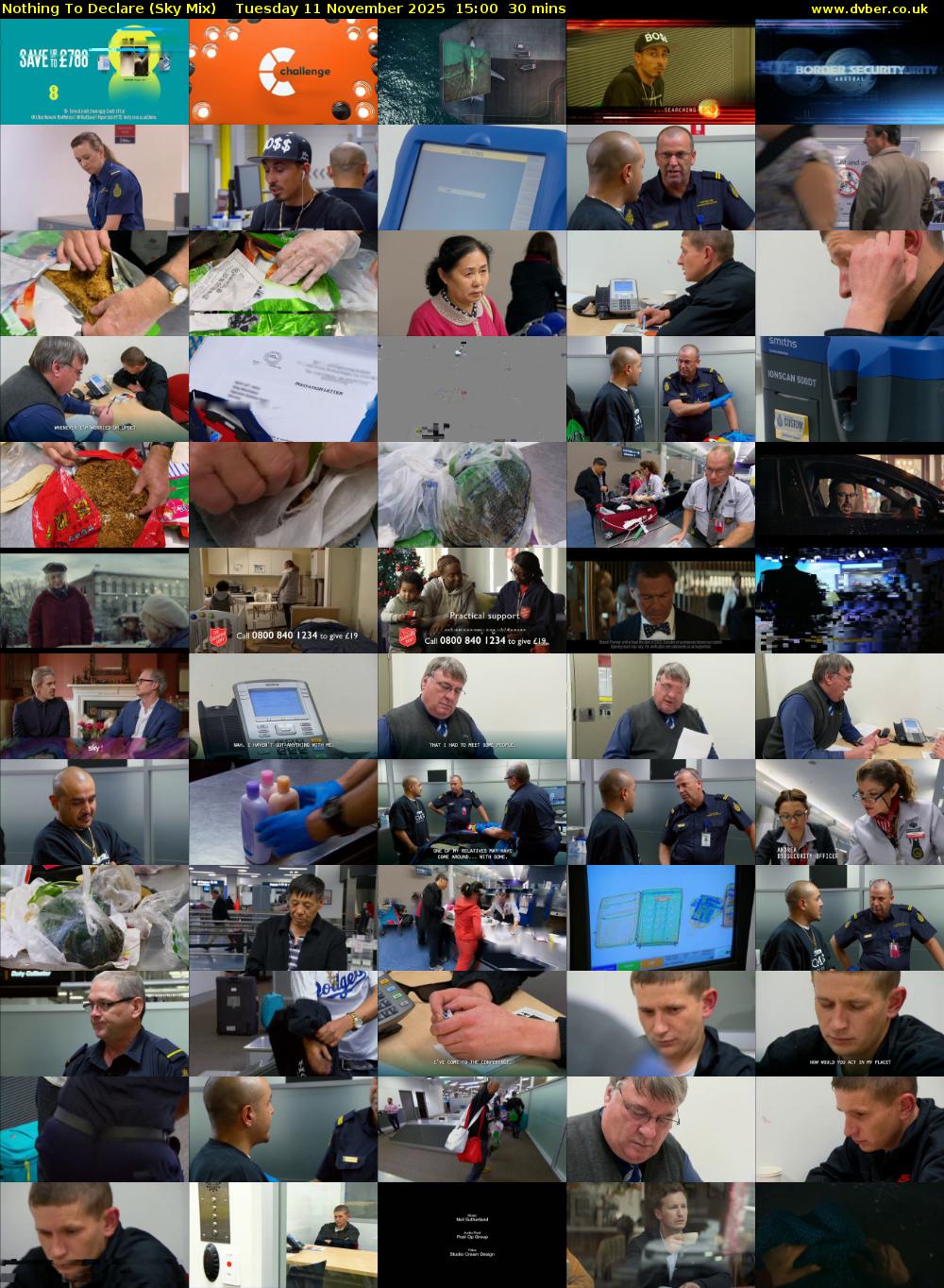 Nothing To Declare (Sky Mix) Tuesday 11 November 2025 15:00 - 15:30