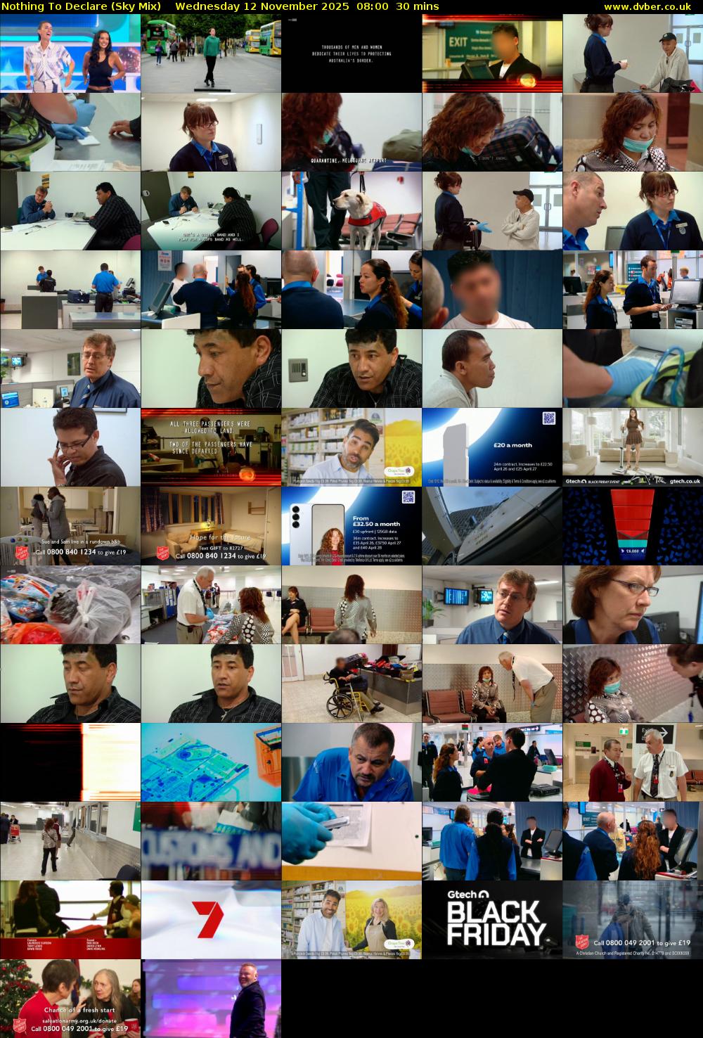 Nothing To Declare (Sky Mix) Wednesday 12 November 2025 08:00 - 08:30