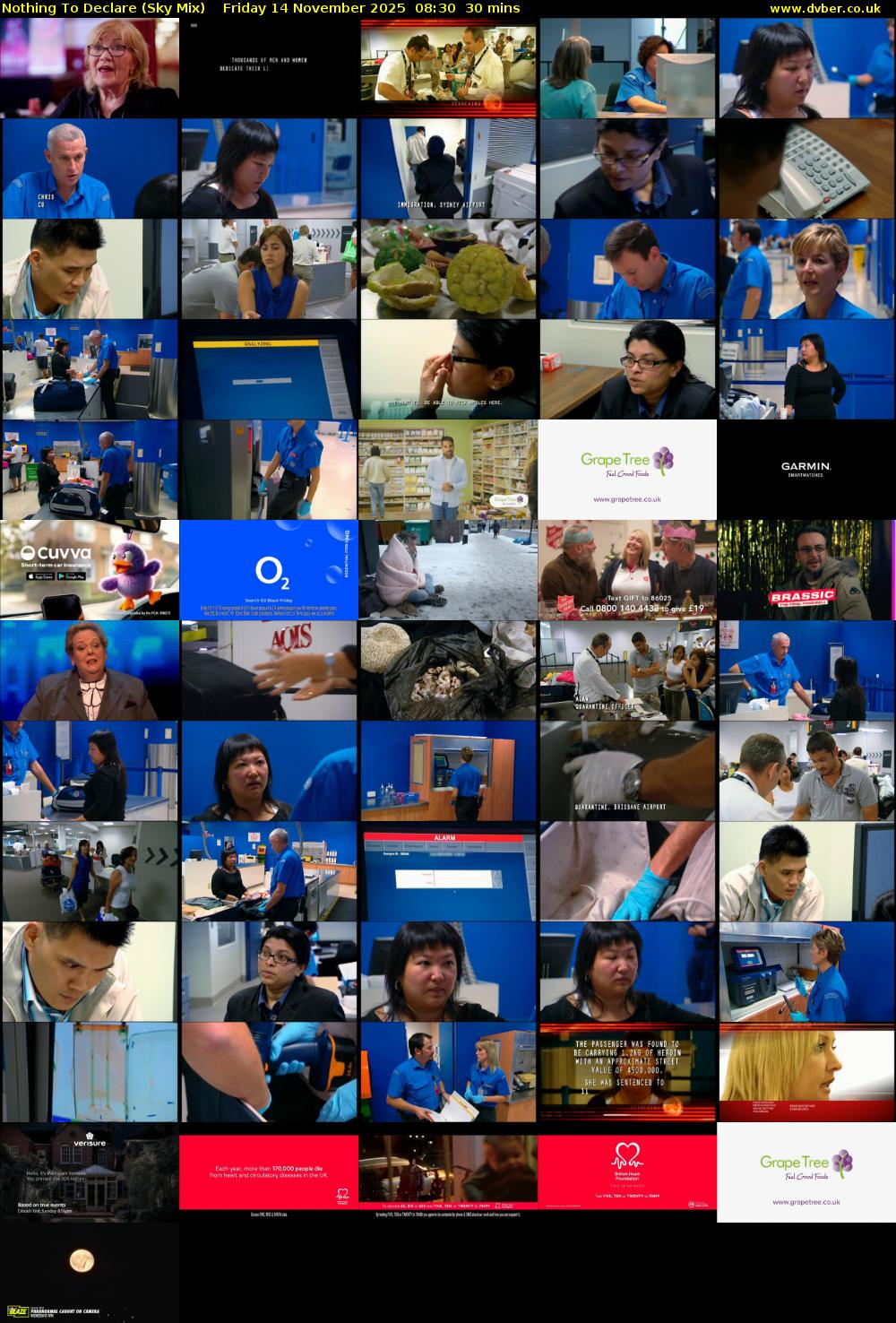 Nothing To Declare (Sky Mix) Friday 14 November 2025 08:30 - 09:00