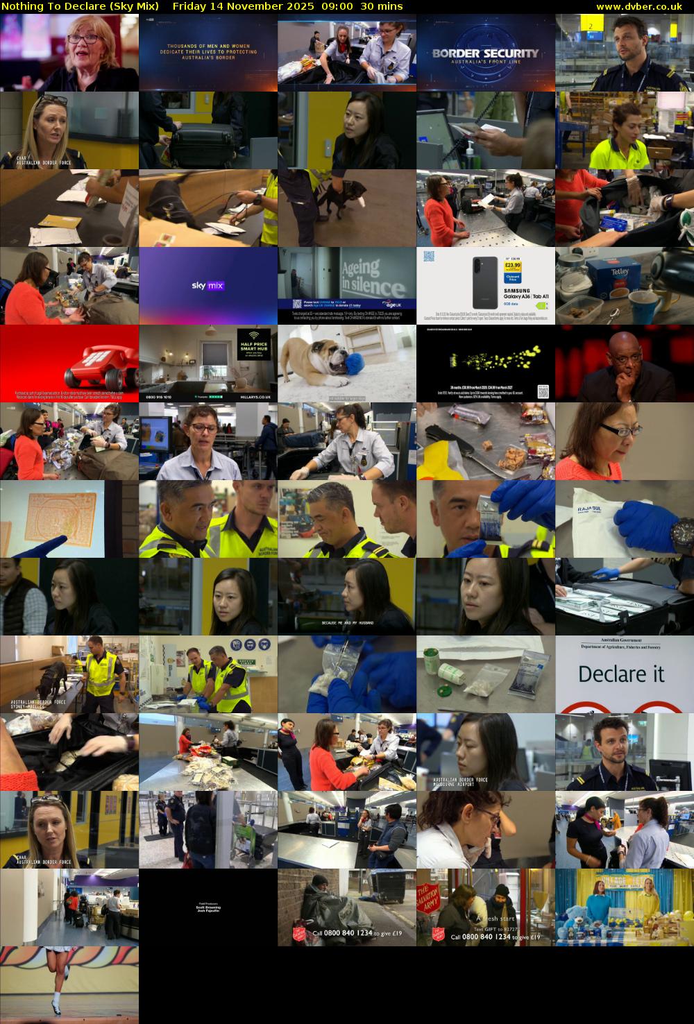 Nothing To Declare (Sky Mix) Friday 14 November 2025 09:00 - 09:30