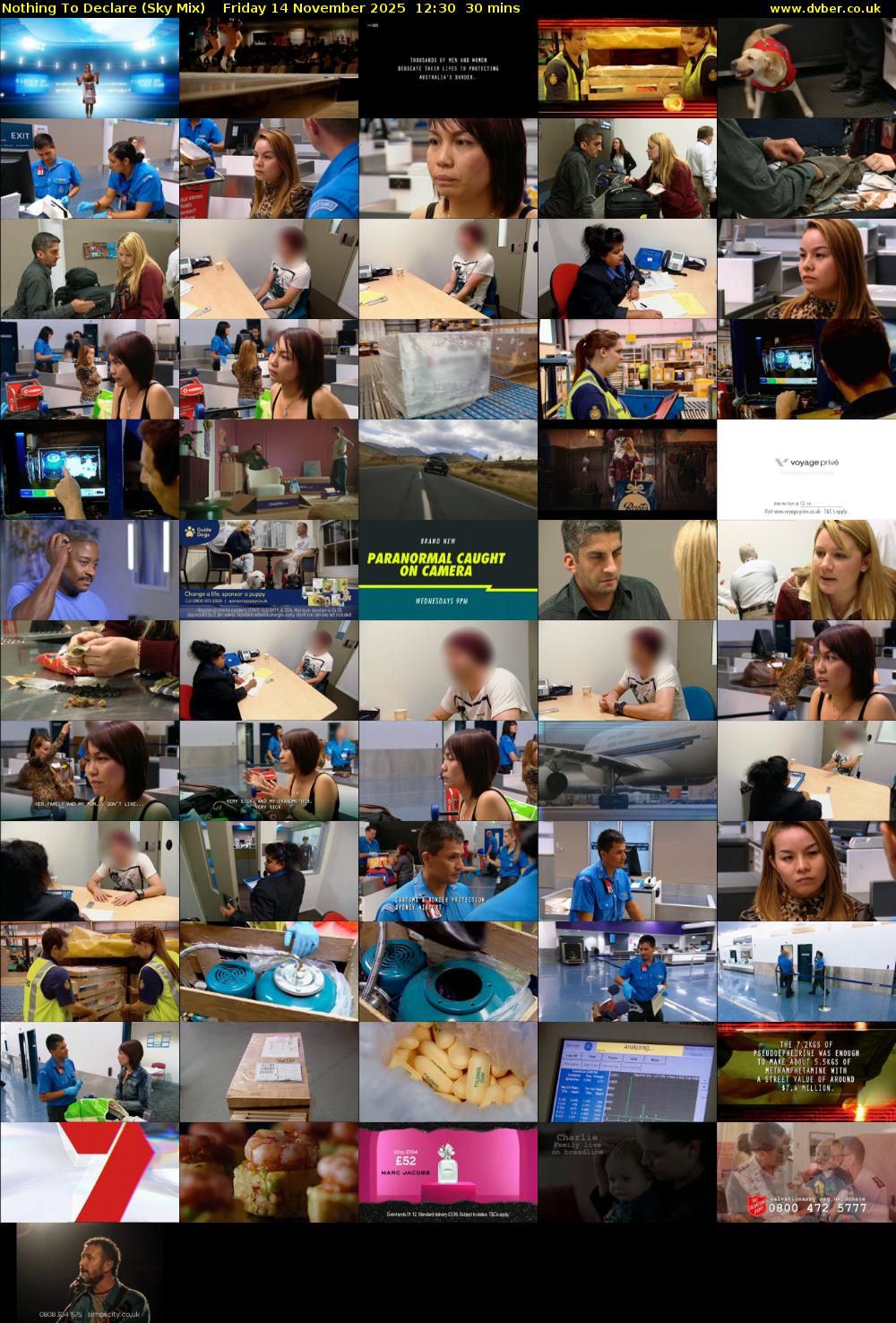 Nothing To Declare (Sky Mix) Friday 14 November 2025 12:30 - 13:00